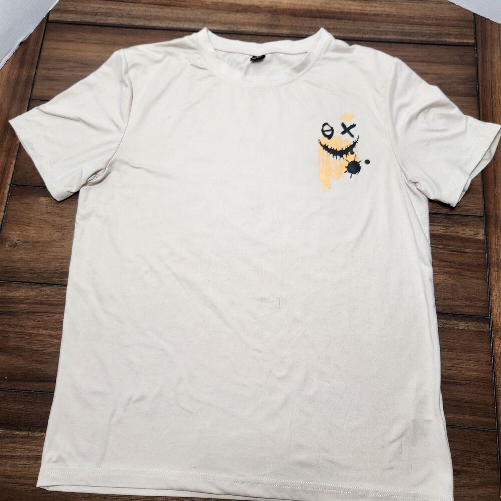 Manfinity Smile Mood Graphic Tan Sm